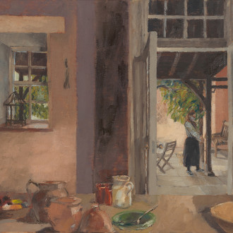 Eleanor Crow: A View from the Tudor Kitchen at Sutton House £1200