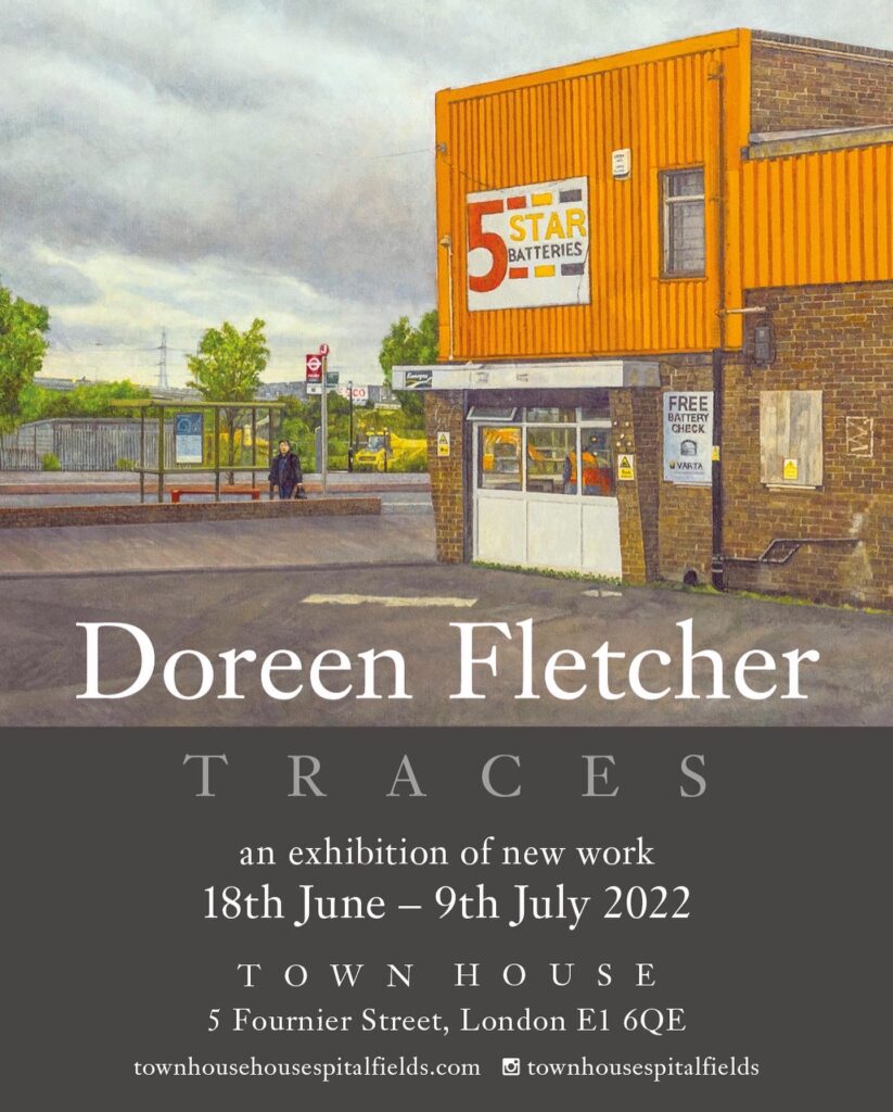 Traces Doreen Fletcher exhibition poster