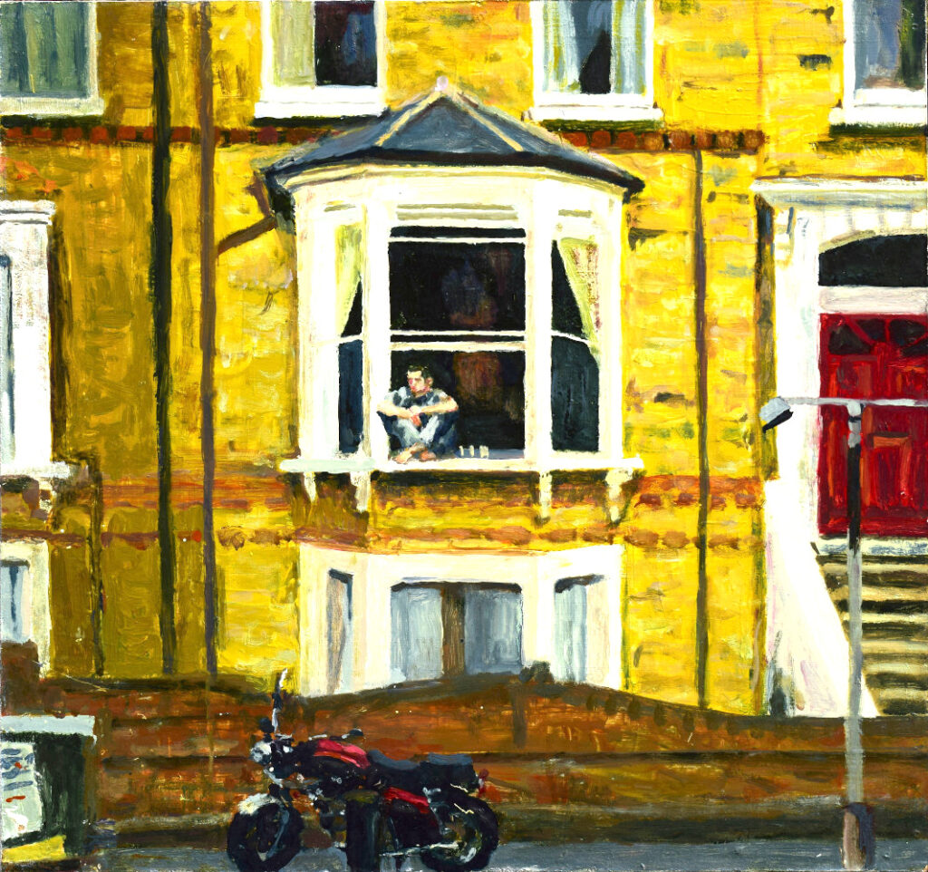 Trevor Burgess Paintings of London exhibition Town House Spitalfields