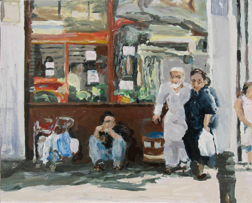 Trevor Burgess Paintings of London exhibition Town House Spitalfields
