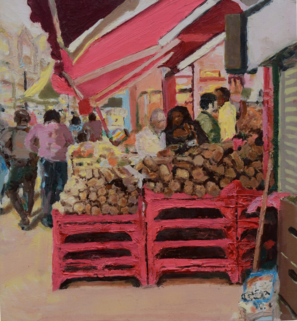 Trevor Burgess Paintings of London exhibition Town House Spitalfields