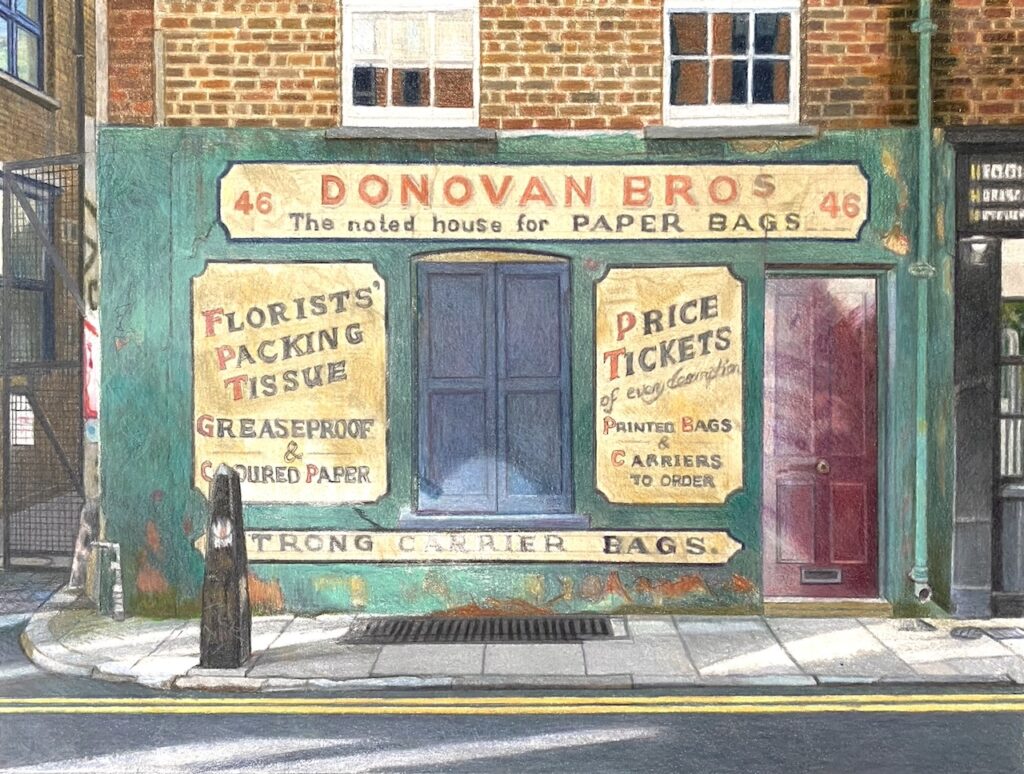 Doreen Fletcher exhibition Town House Spitalfields, Donovan's