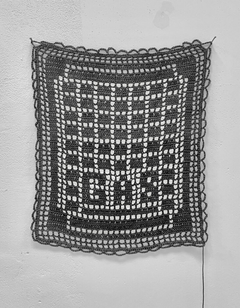 Inter Woven textile art exhibition Town House Spitalfields 