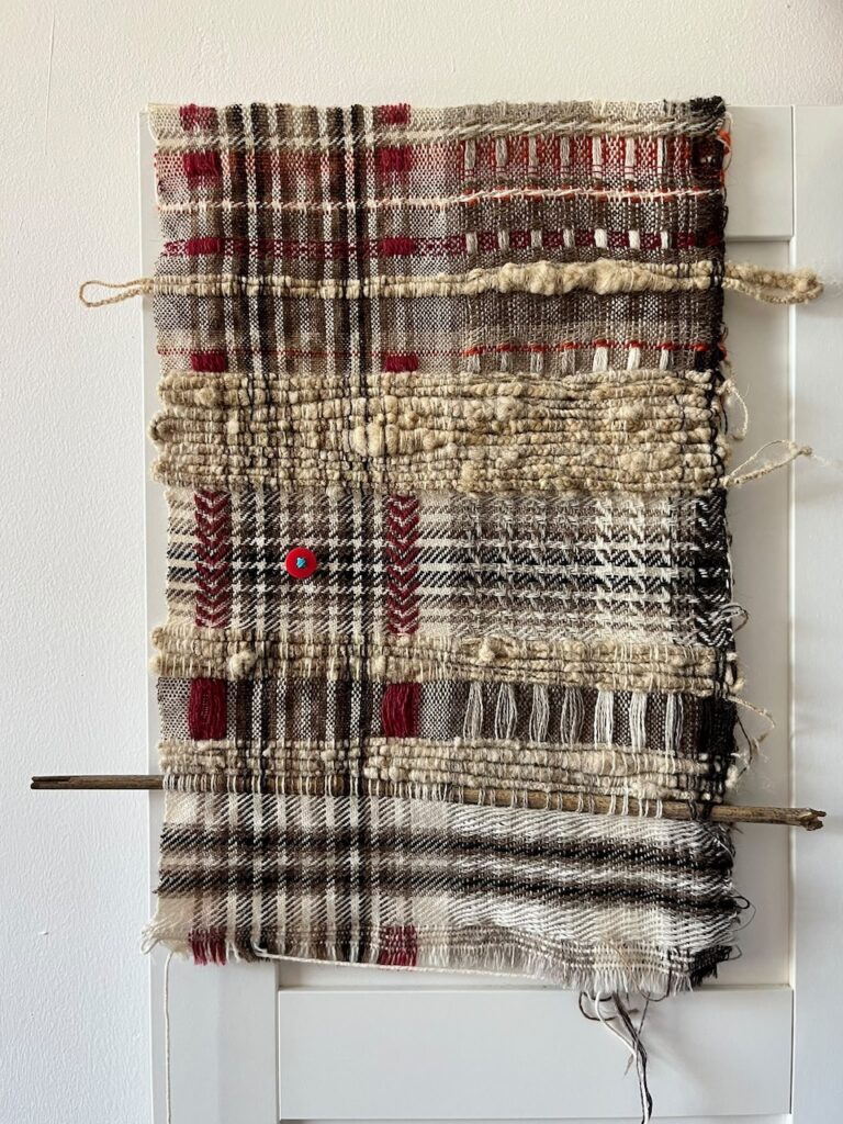 Inter Woven textile art exhibition Town House Spitalfields 