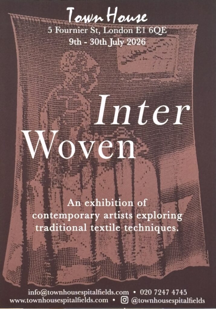 InterWoven textile artist exhibition Town House